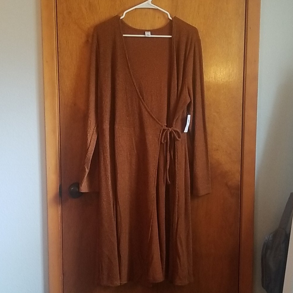 Old Navy winter wrap dress soft.